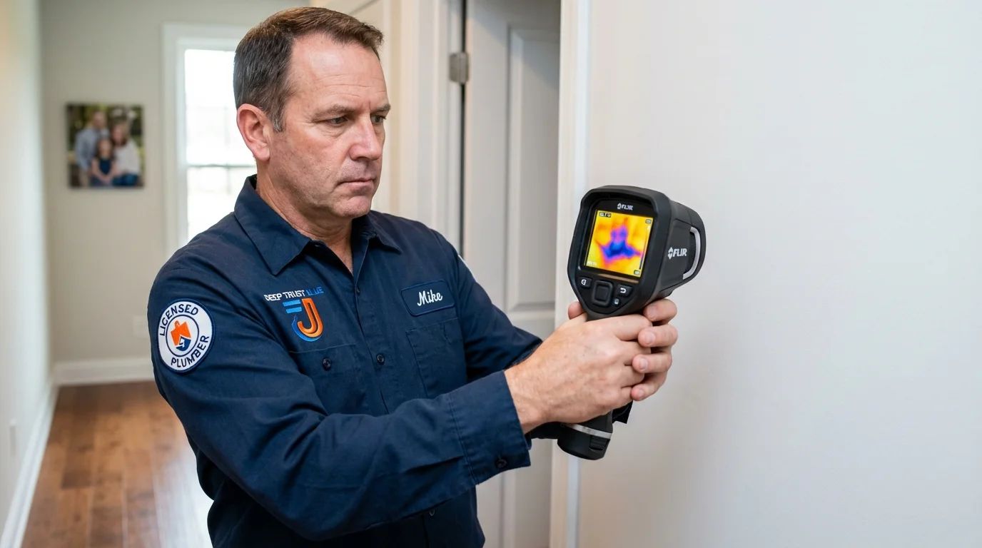 Thermal imaging leak detection by Johns Plumbing LLC in Chantilly